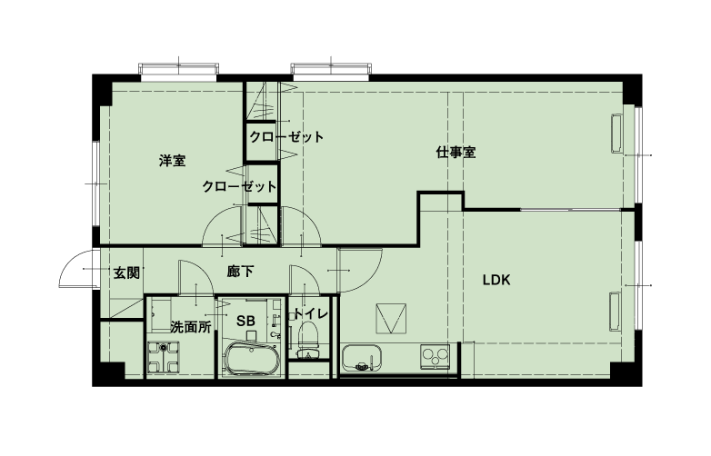 写真:間取り